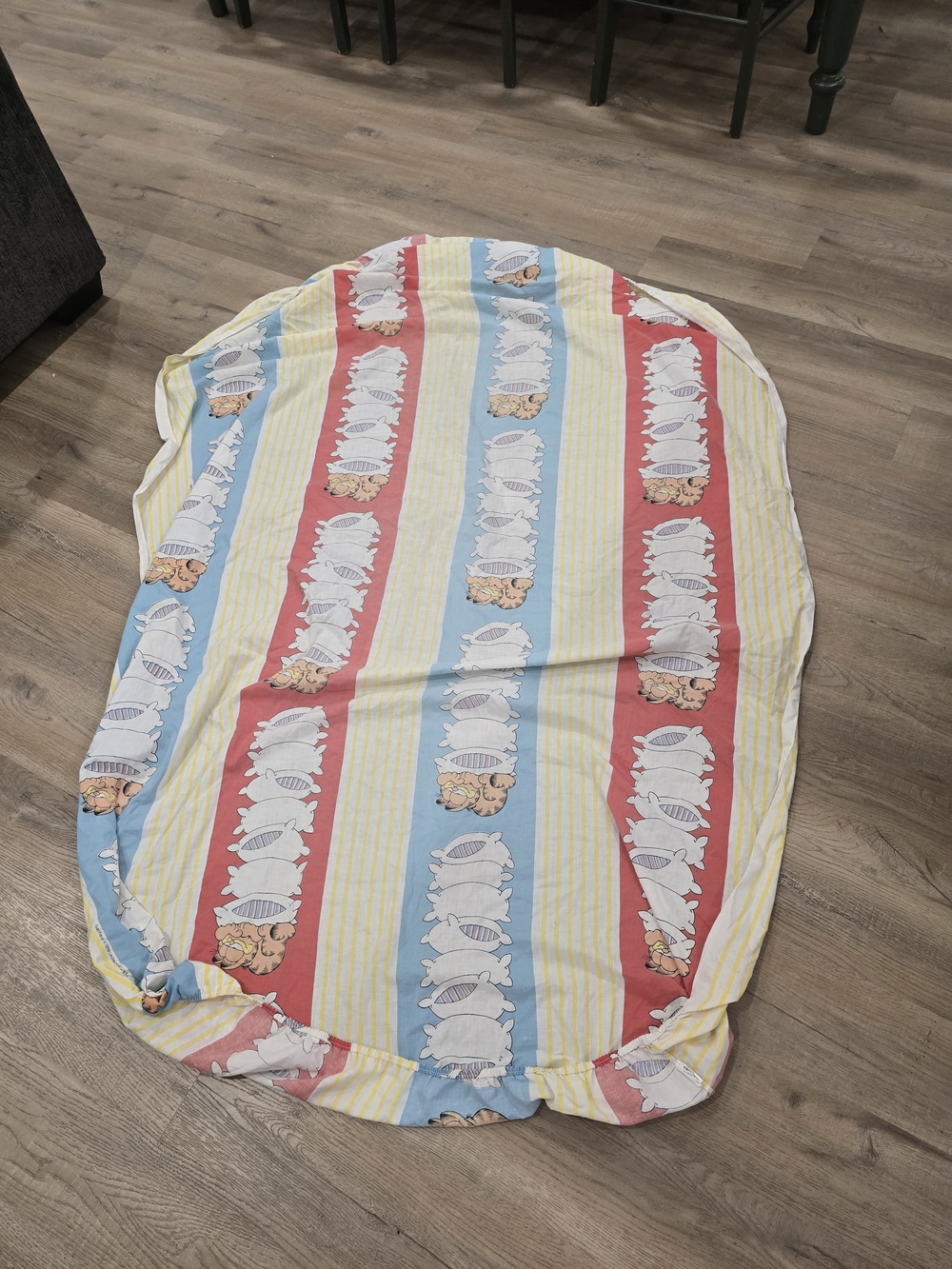 Vintage Garfield Single Fitted Sheet